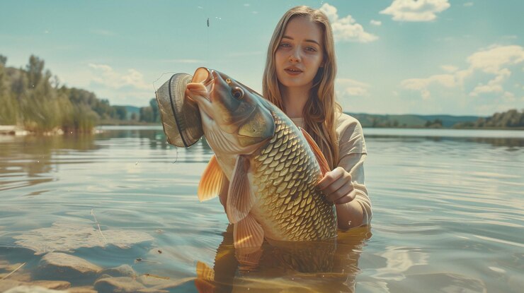 Foto pescadores e seus peixes troféus
