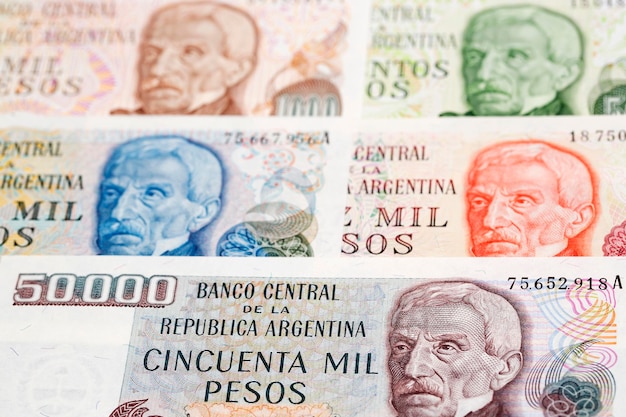 Peso argentino antigo um passado de negócios