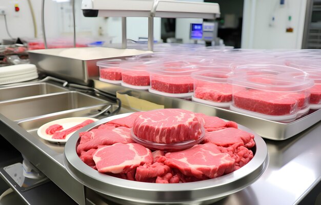 Pesquisa de carne em laboratório