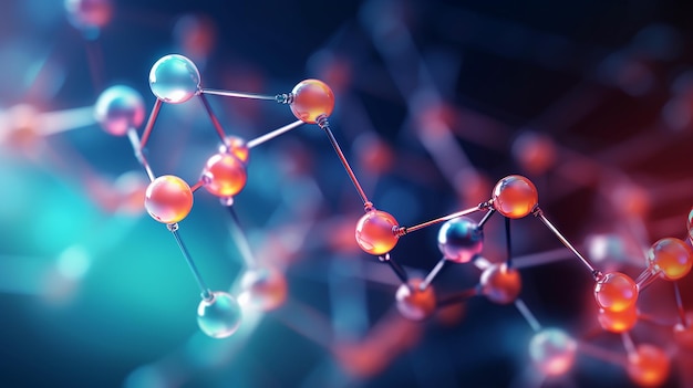 Pesquisa molecular Inovação científica Estrutura molecular Estrutura molecular 3D