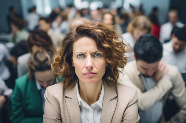 pessoa de negócios sobrecarregada e estressada com muitos papéis e arquivos conceito de trabalho