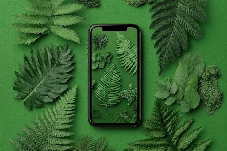 Foto pessoa que utiliza uma aplicação de rastreamento de carbono para atingir os objectivos de emissões líquidas zero rastreamento líquido zero tecnologia ambiental