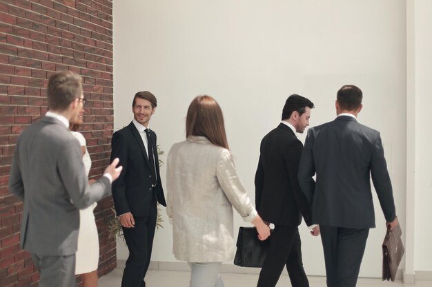 Pessoas de negócios no conceito de negócio no local de trabalho