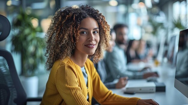 pessoas de negócios num escritório multicultural trabalho em equipa e colaboração