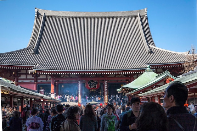 Pessoas em senso-ji