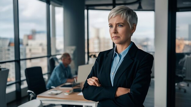 Foto pessoas idosas tecnologia e conceito de emprego