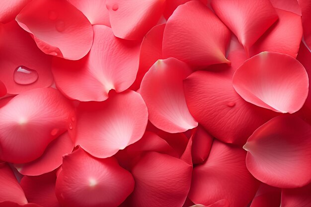 pétalos de rosa delicada belleza floral romántico y perfecto para el día de San Valentín