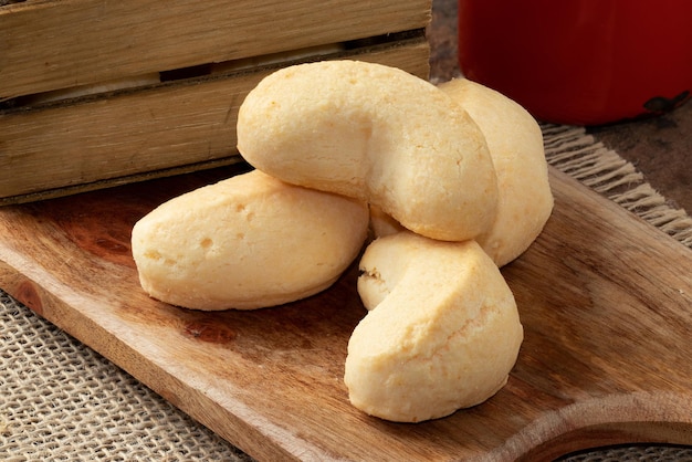Petisco típico brasileiro conhecido como biscoito de queijo