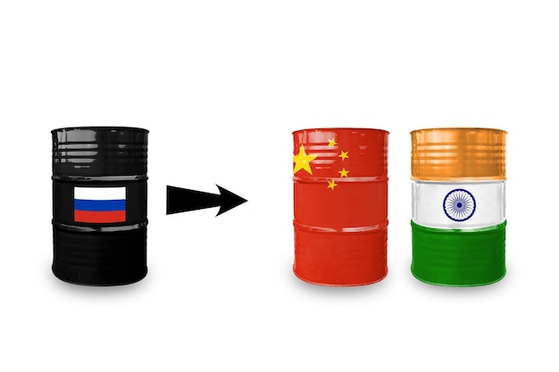 Petróleo bruto dos Urais russos Índia e China compram petróleo barato dos Urais russos Sanções e embargo para a Rússia