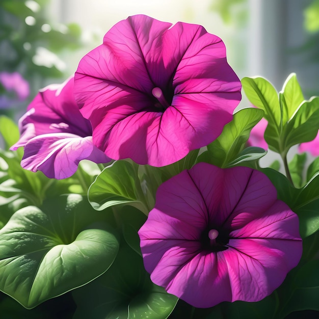 Foto petunia petunia spp. y sus derivados