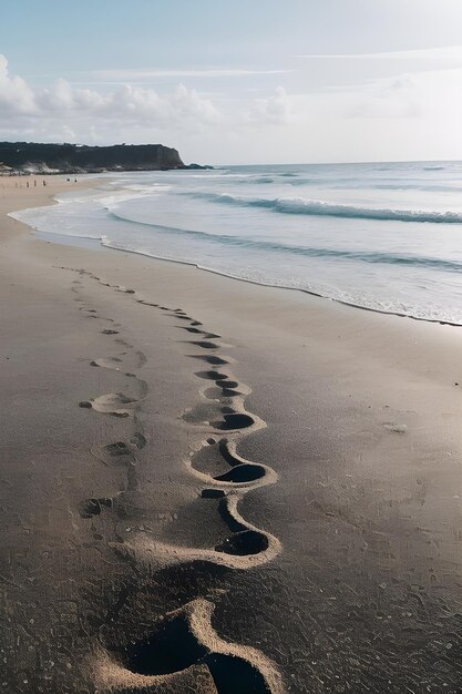 Pfad am Strand