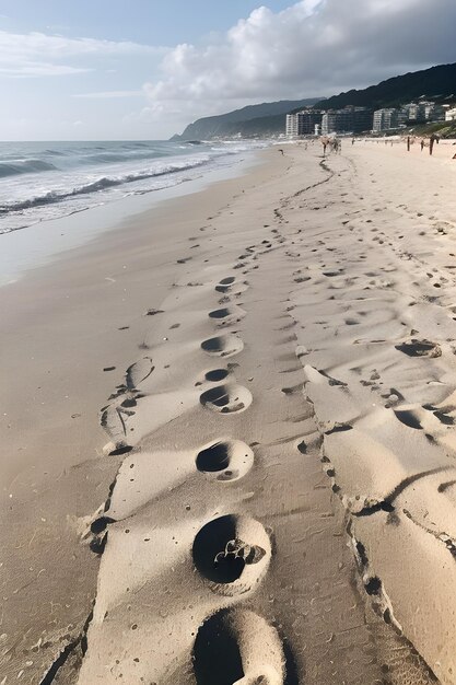 Pfad am Strand