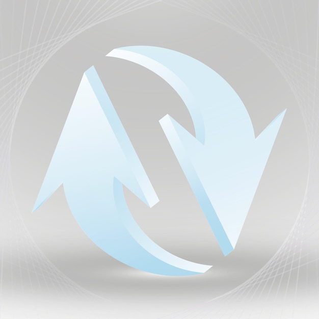 Pfeil png-Hintergrund blauer Gradient Geschäftsrückwärts-Symbol-Clipart