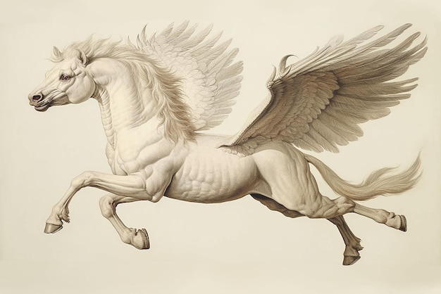 Pferd Löwe Greif Drache Pegasus