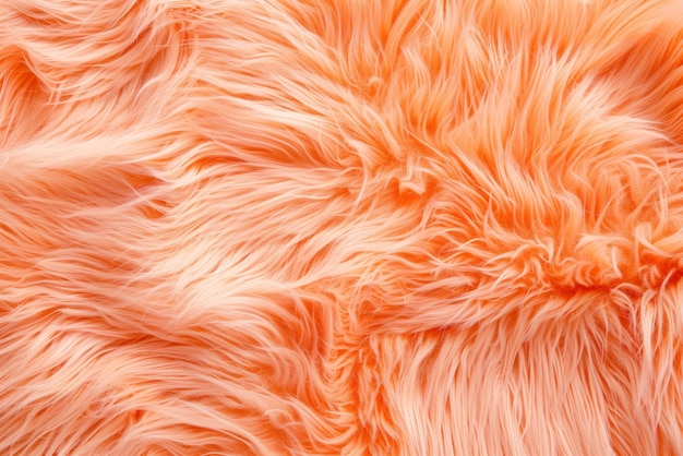 Foto pfirsich-fuzz-fox-fell-textur mit ausgeprägten fasern