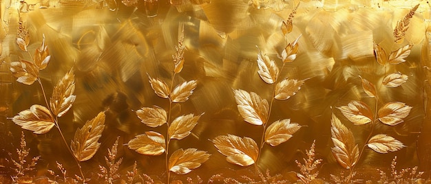 Foto pflanzen blumen goldene körner freihand öl auf leinwand pinsel die farbe abstrakte kunst pflanzen blumen tapeten plakate karten wandmalereien teppich hängende drucke