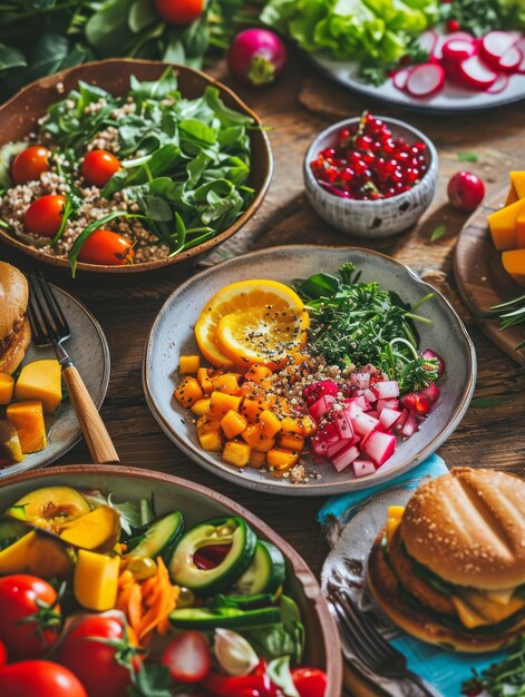 Foto pflanzenbasierte lebensweise am welttag ohne fleisch