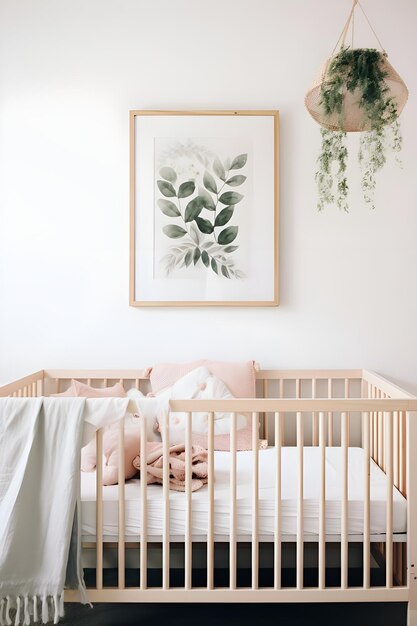 Pflegende Eleganz Ein Boho-Babyzimmer in gemütlichen, gedämpften Tönen