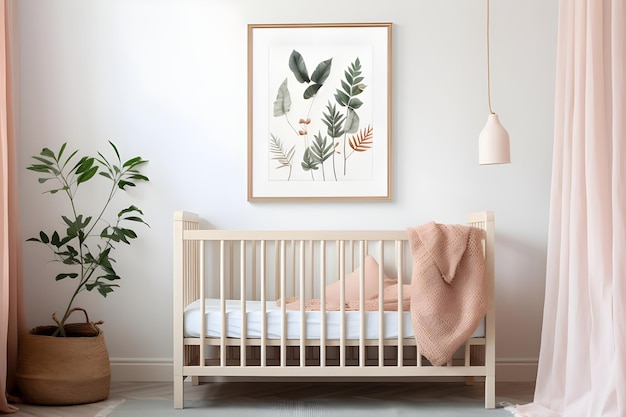 Pflegende Eleganz Ein Boho-Babyzimmer in gemütlichen, gedämpften Tönen