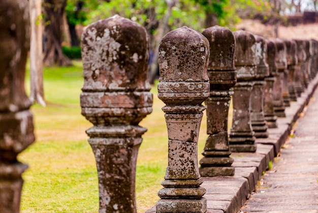 Phanom Rung Historical Park, ist ein altes Khmer-Schloss, das als eines der schönsten in Thailand gilt.