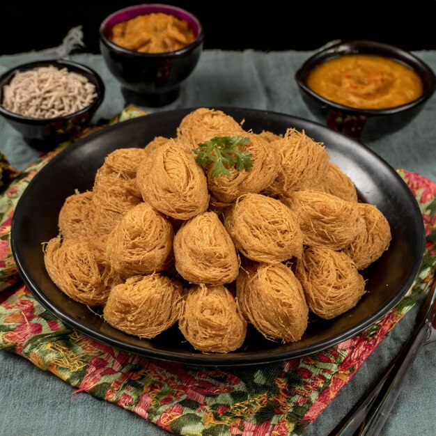 Foto pheni ou fini alimentos doces