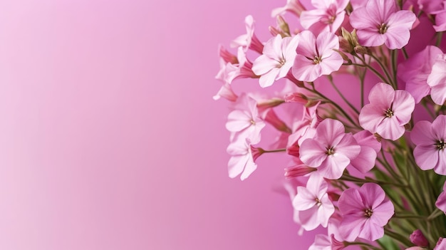 Phlox Hintergrundbilder Natürliche Farben heller Hintergrund Generativ Ai