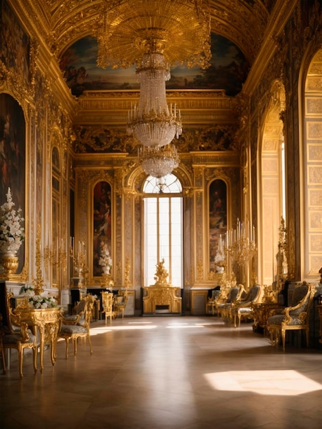 Photo Salas relaxantes e elegantes do Palácio de Versalhes