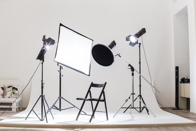 Photostudio tech light devices equipamentos iluminados em ambientes fechados