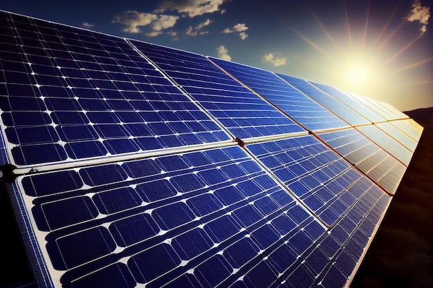 Photovoltaik-Panel-Solarpanel für saubere Nachhaltigkeit