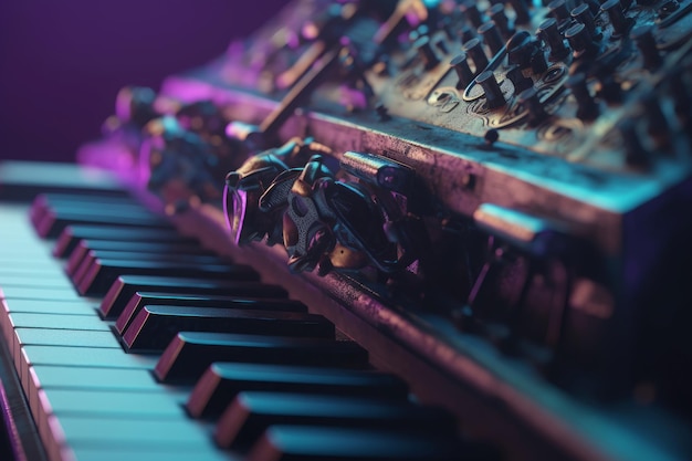 Piano Cyberpunk Gerar Ai