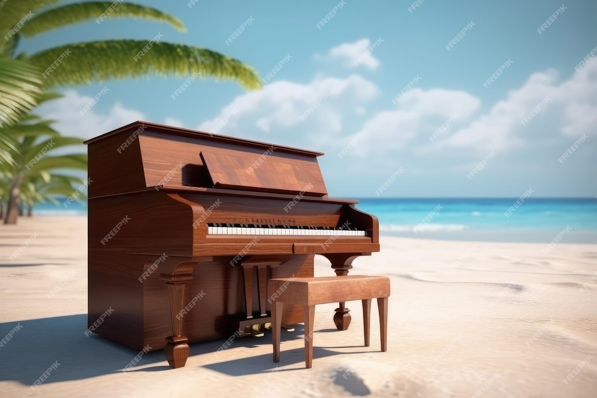 Aulas de Piano e teclado - Instrumentos musicais - Praia das