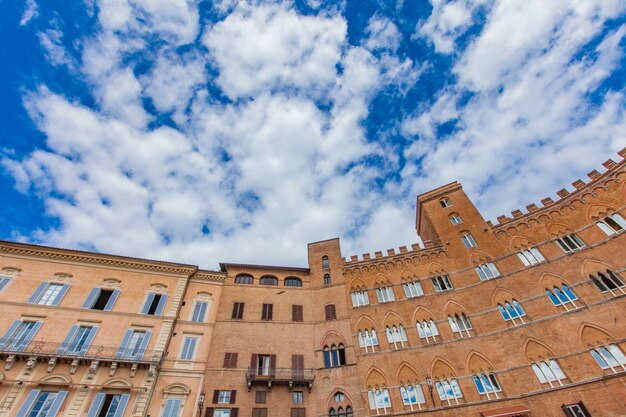 Piazza del Campo en Siena, Italia