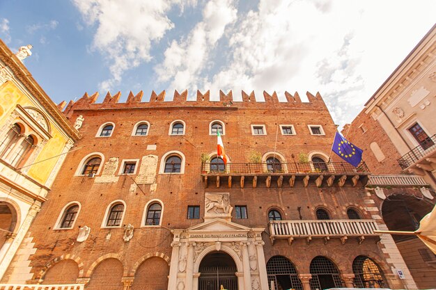 Piazza dei Signori, praça Signori em Verona, Itália