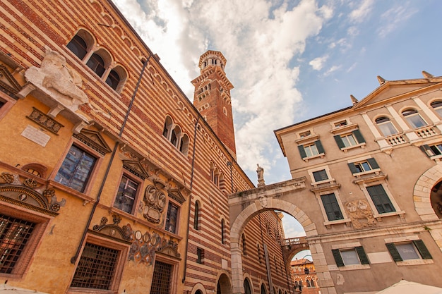 Piazza dei Signori, Signori-Platz in Verona in Italien