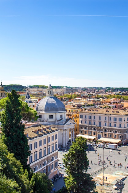 Piazza del Popolo (vista da colina de Pincho)