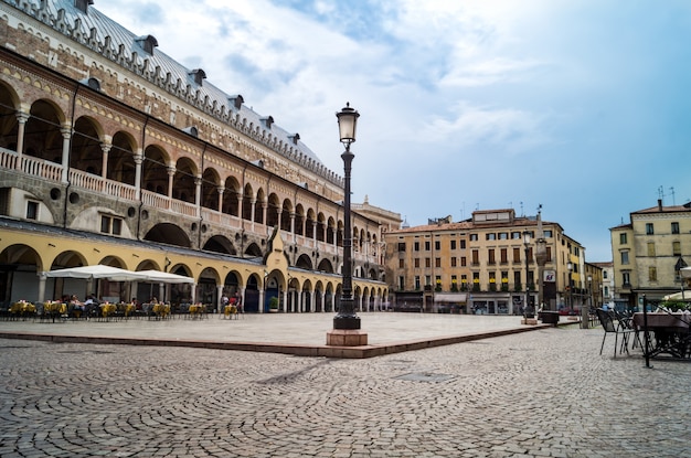 Piazza delle erbe, Padua, Italia