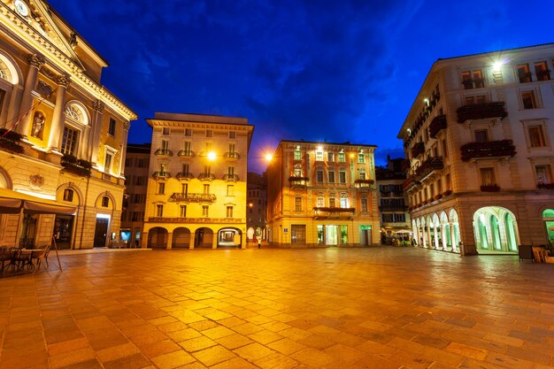 Piazza Riforma Hauptplatz Lugano