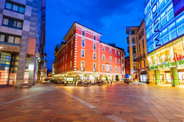 Piazza Riforma praça principal Lugano