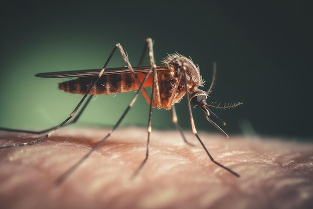 Picadura de piel de mosquito Generar Ai