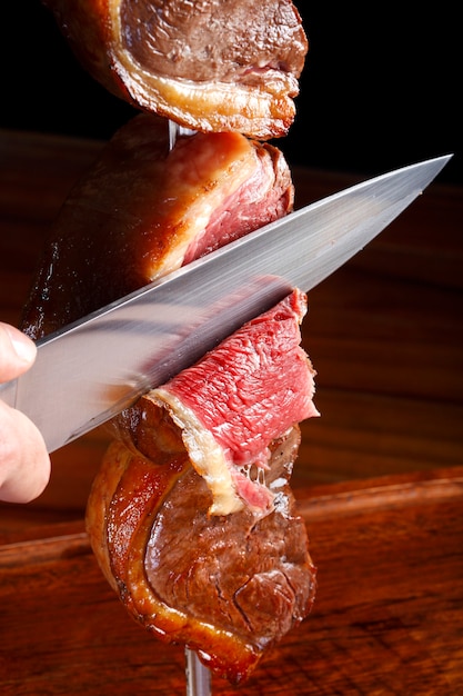 Picanha, barbacoa tradicional brasileña.