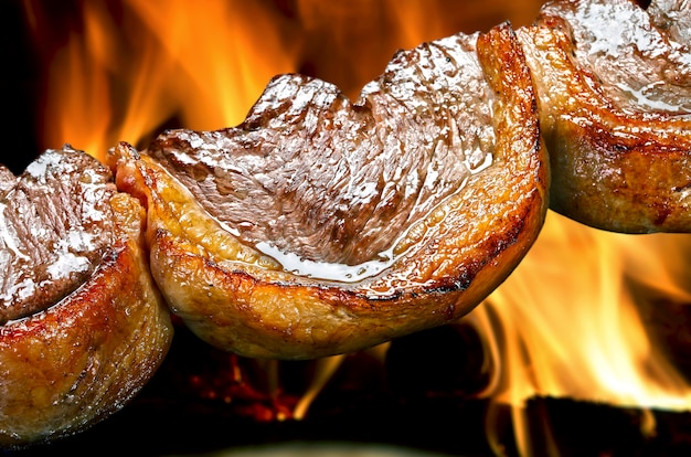 Picanha, barbacoa tradicional brasileña.