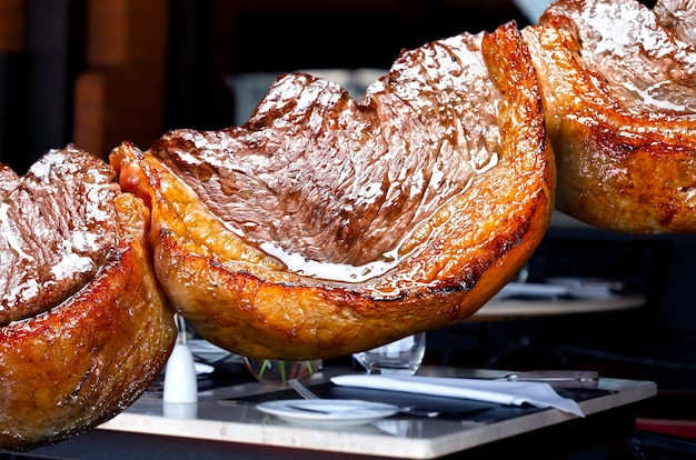 Picanha, barbacoa tradicional brasileña.