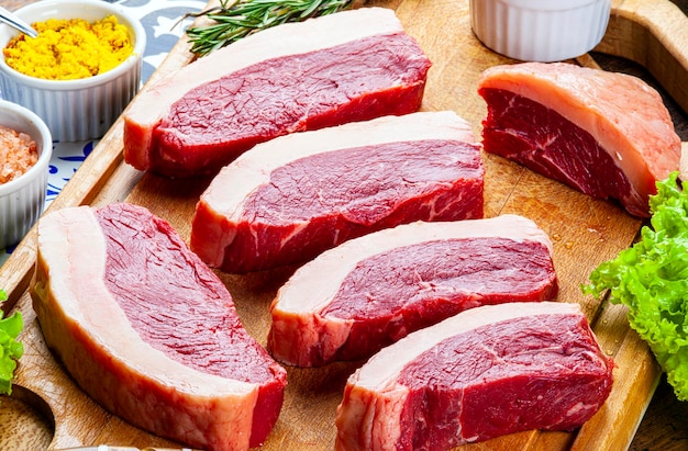 Picanha brasileira carne crua angus