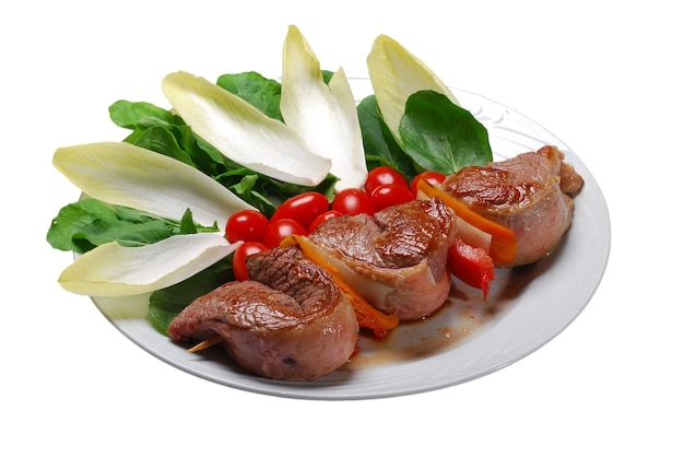 Picanha e salada