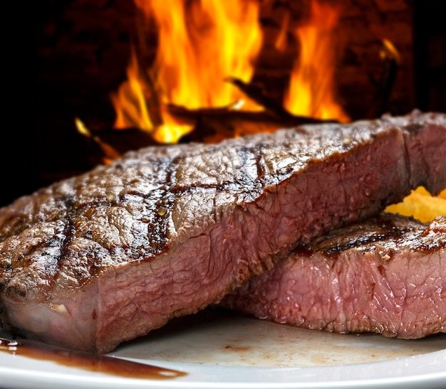 Picanha-Steak mit Pommes