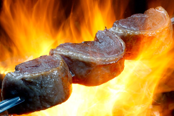 Picanha, tradicional churrasco brasileiro.