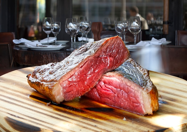 Picanha, tradicional churrasco brasileiro.