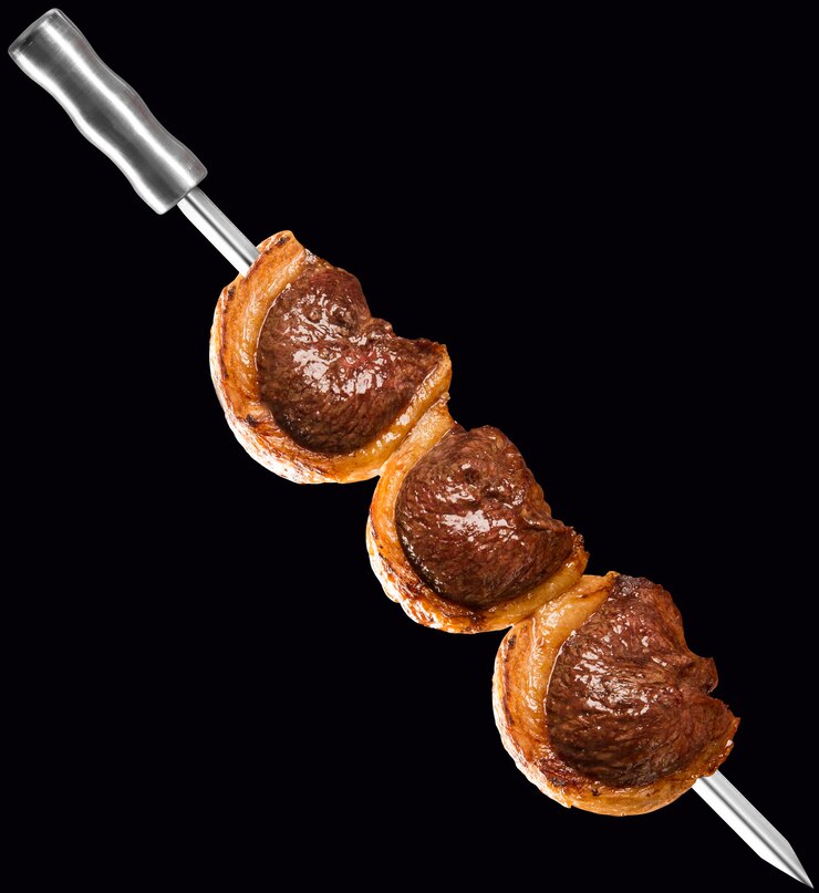 Picanha, tradicional churrasco brasileiro.