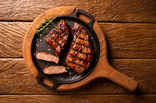 Picanha, tradicional corte de carne bovina brasileira.