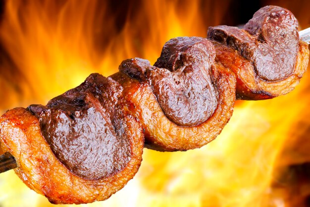 Foto Churrasco Picanha Assado Espeto Brasa Churrasco Amplamente Consumido  [download] - Designi